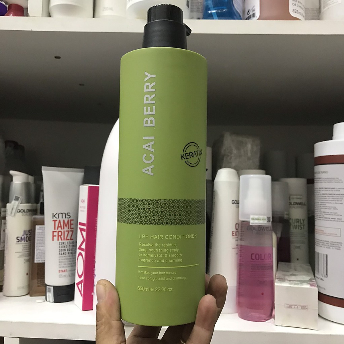 Keratin LPP Acai Berry kem phục hồi tóc hư tổn nặng mềm mượt Pháp 650ml Keratin LPP Acai Berry kem phục hồi tóc hư tổn nặng mềm mượt Pháp 650ml