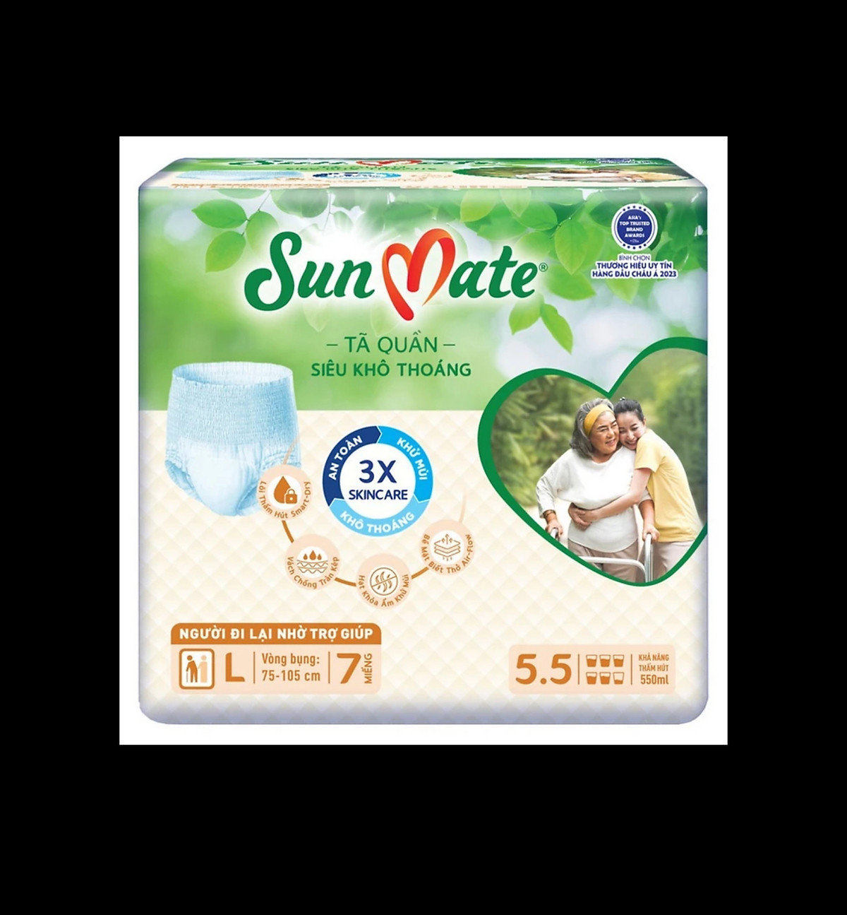 Combo 6 Gói Tã quần Sunmate L7 - Tã Quần Người Lớn - Date luôn mới