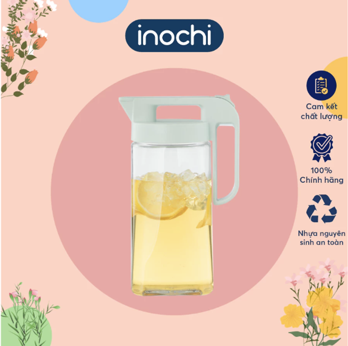 Bình nước cao cấp Biwa Plus 1,6L