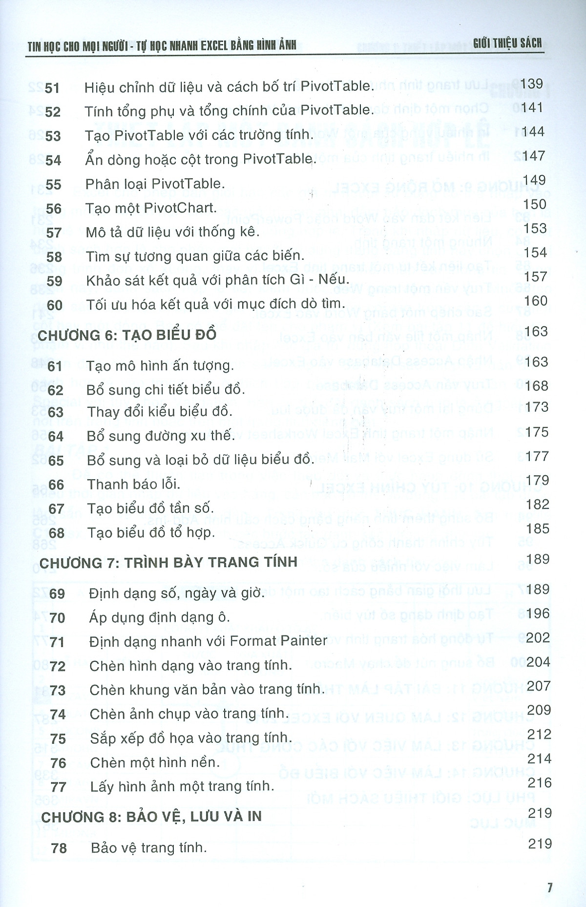 Tin Học Cho Mọi Người - Tự Học Nhanh Excel Bằng Hình Ảnh (Dùng cho các phiên bản 2021-2019-2016-2013; Hơn 100 câu hỏi thường gặp khi làm việc với Excel; Thực hành excel với các hướng dẫn từng bước)