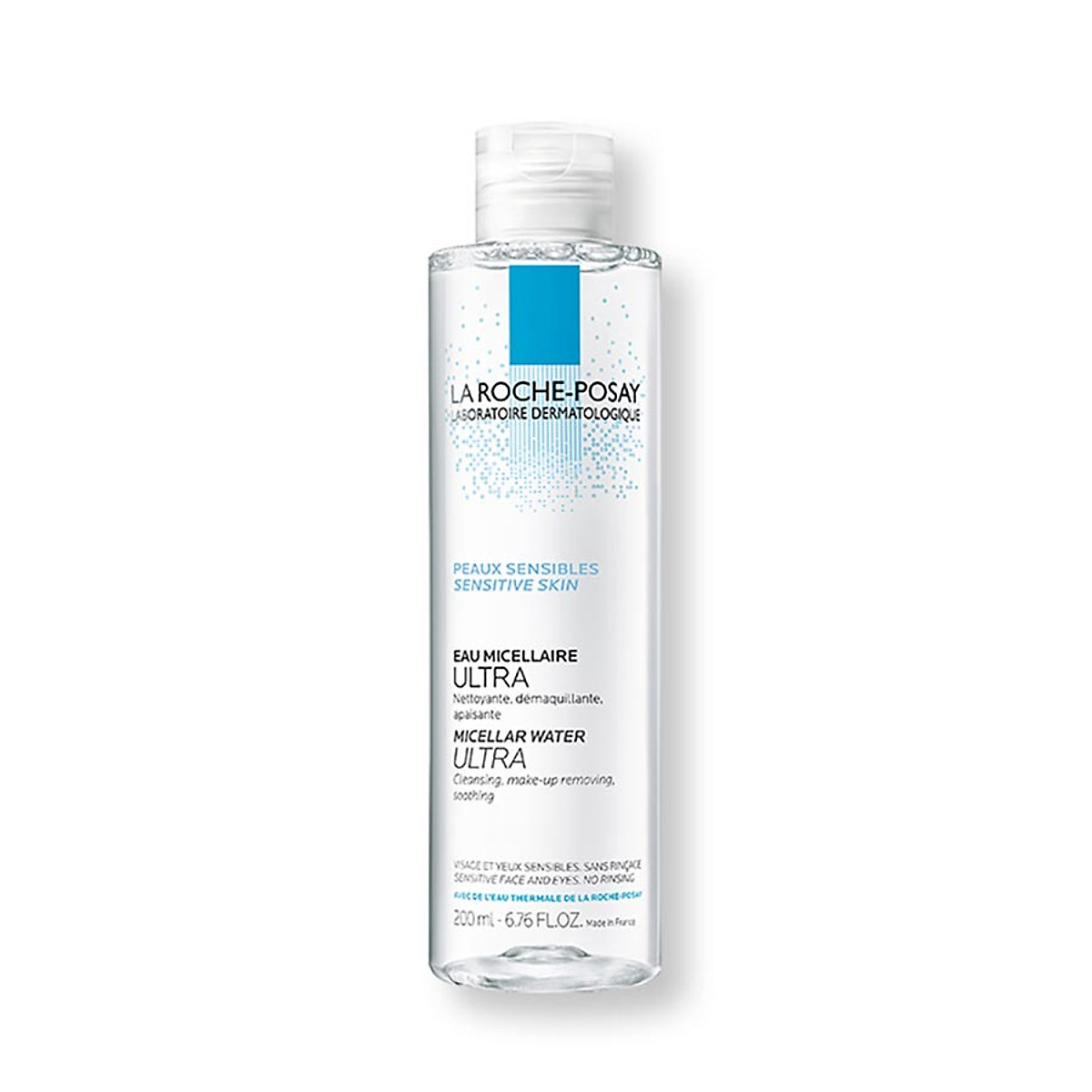 Nước tẩy trang và làm sạch sâu cho da nhạy cảm La Roche-Posay Micellar Water Ultra Sensitive Skin 200ml