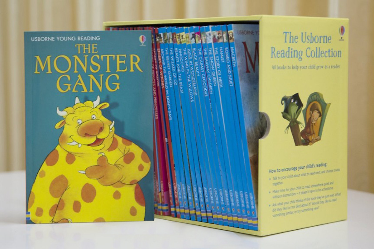 Usborne Bộ Vàng The Usborne Reading Collection - x40 book boxed set