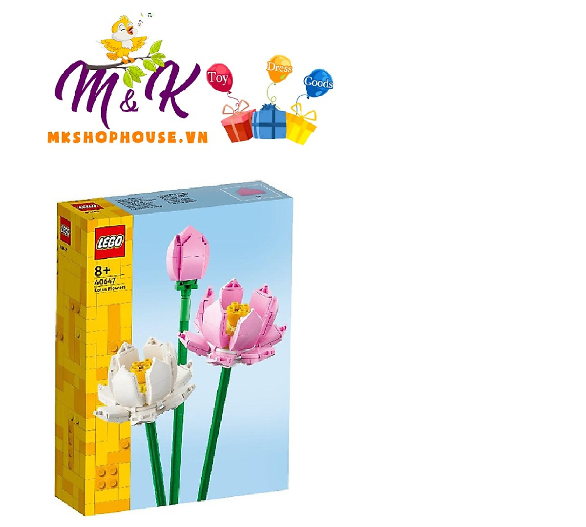 Đồ Chơi Lắp Ráp Hoa Sen LEGO FLOWER 40647