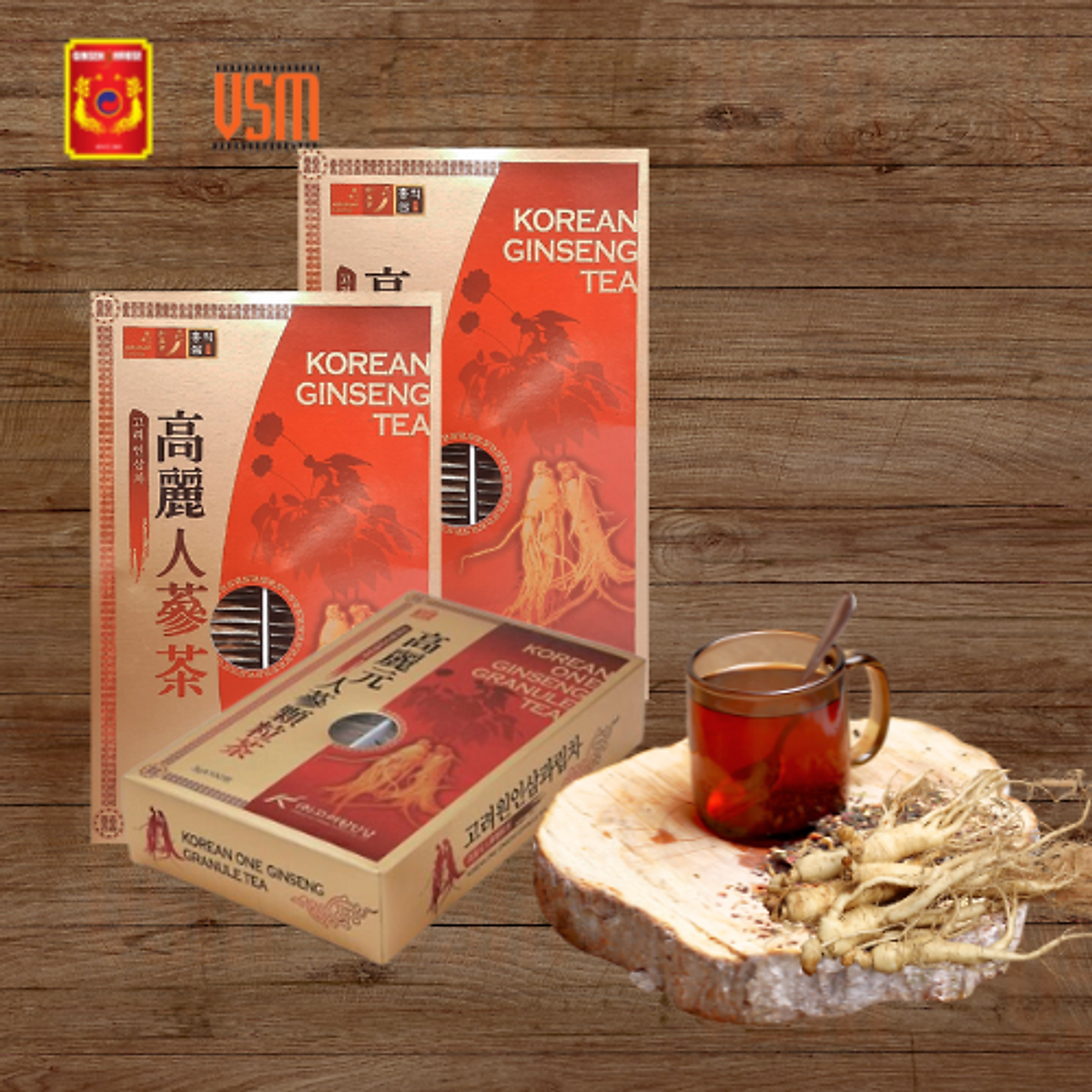 Trà Sâm Ginseng House Hàn Quốc Korean Ginseng Tea - Hộp 100