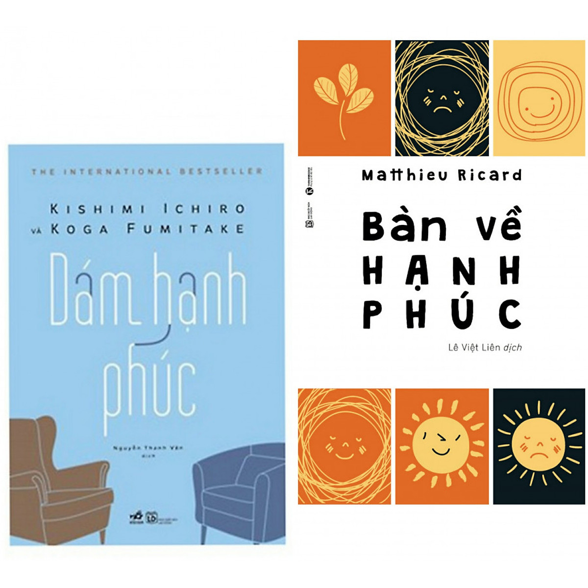 Combo 2 cuốn Dám Hạnh Phúc + Bàn Về Hạnh Phúc (Tặng kèm bookmark)