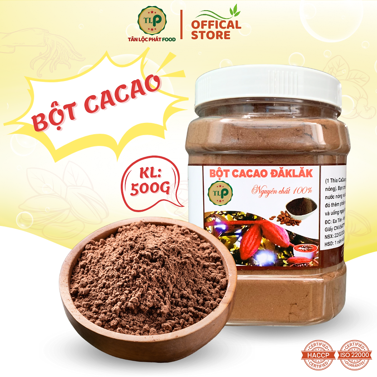 BỘT CACAO NGUYÊN CHẤT TÂN LỘC PHÁT
