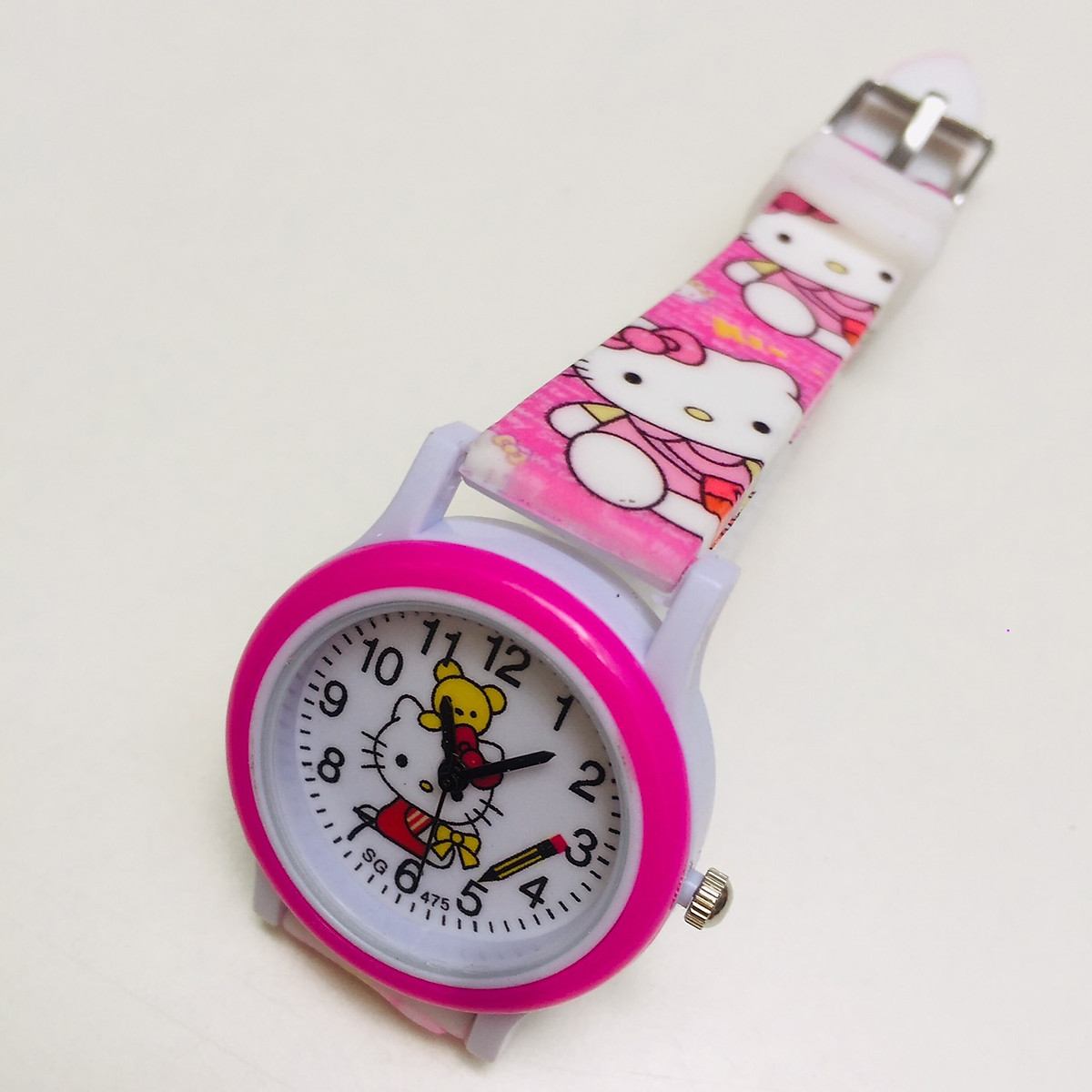 Đồng Hồ Trẻ Em KITTY22 DH10 Hình Hello Kitty cho bé gái (Hình Chụp ...