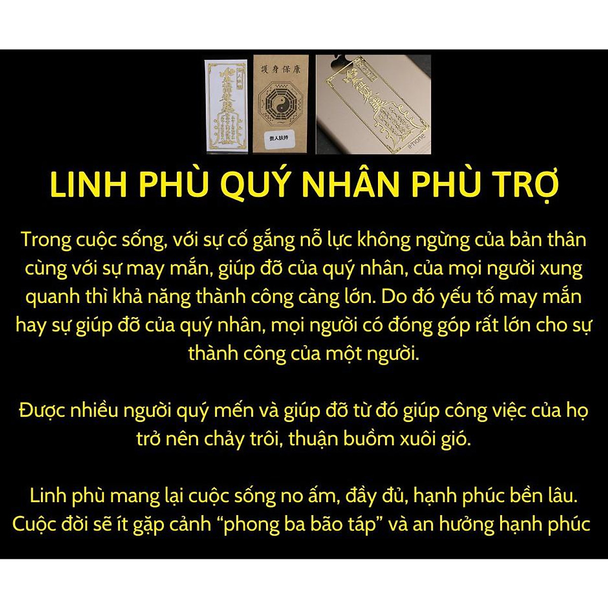 Miếng dán QUÝ NHÂN giúp đỡ công việc trở nên trôi chảy, thuận buồm ...