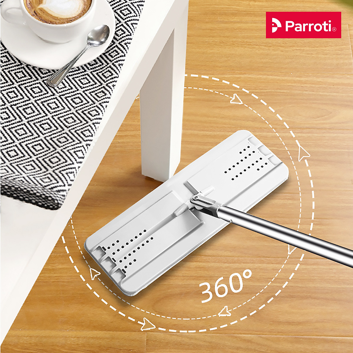 Cây lau nhà thay thế bộ lau nhà PX01 (Không bao gồm thùng vắt) - Parroti MOP-PX01
