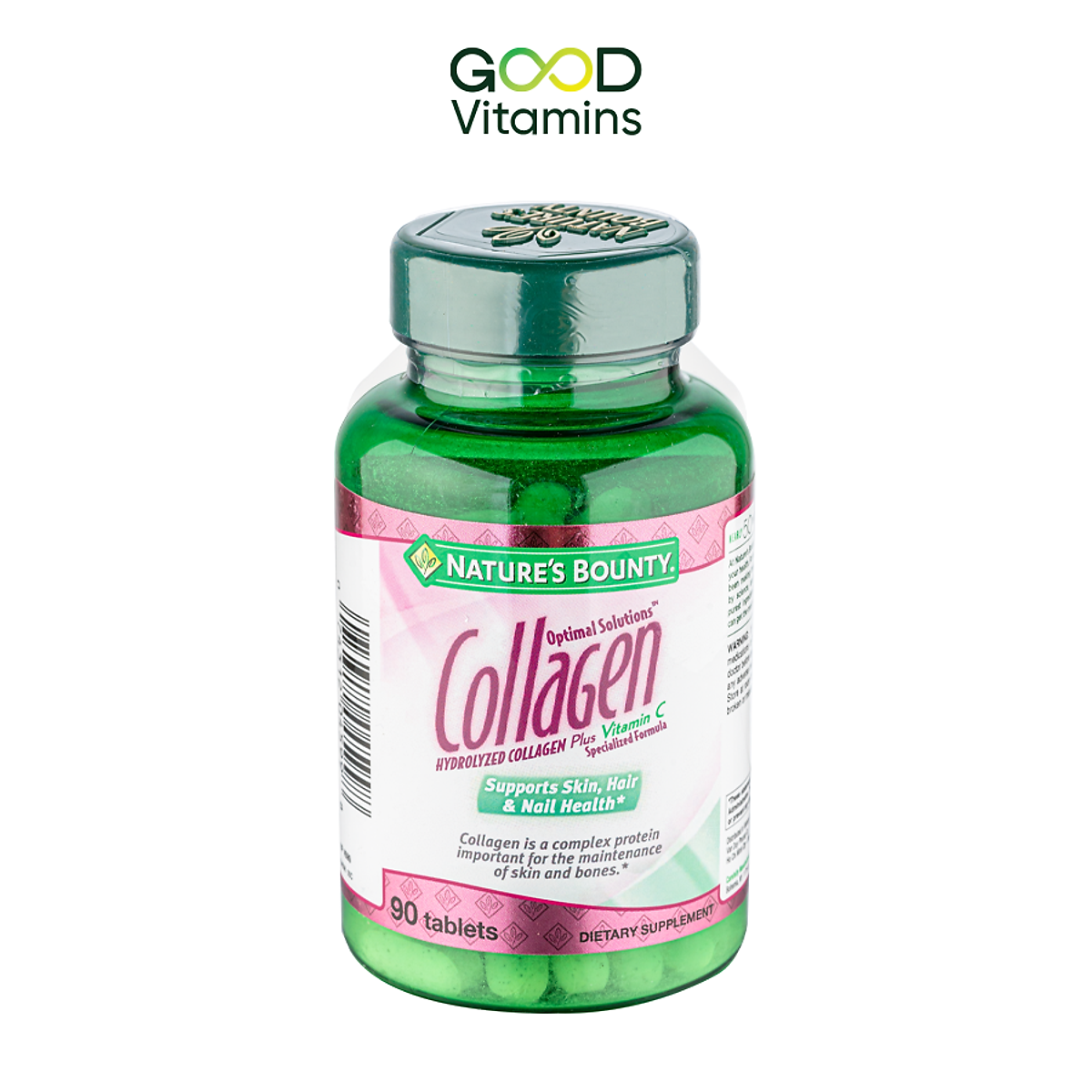 Hình ảnh Viên Uống Collagen mỹ và Vitamin C Nature's Bounty COLLAGEN