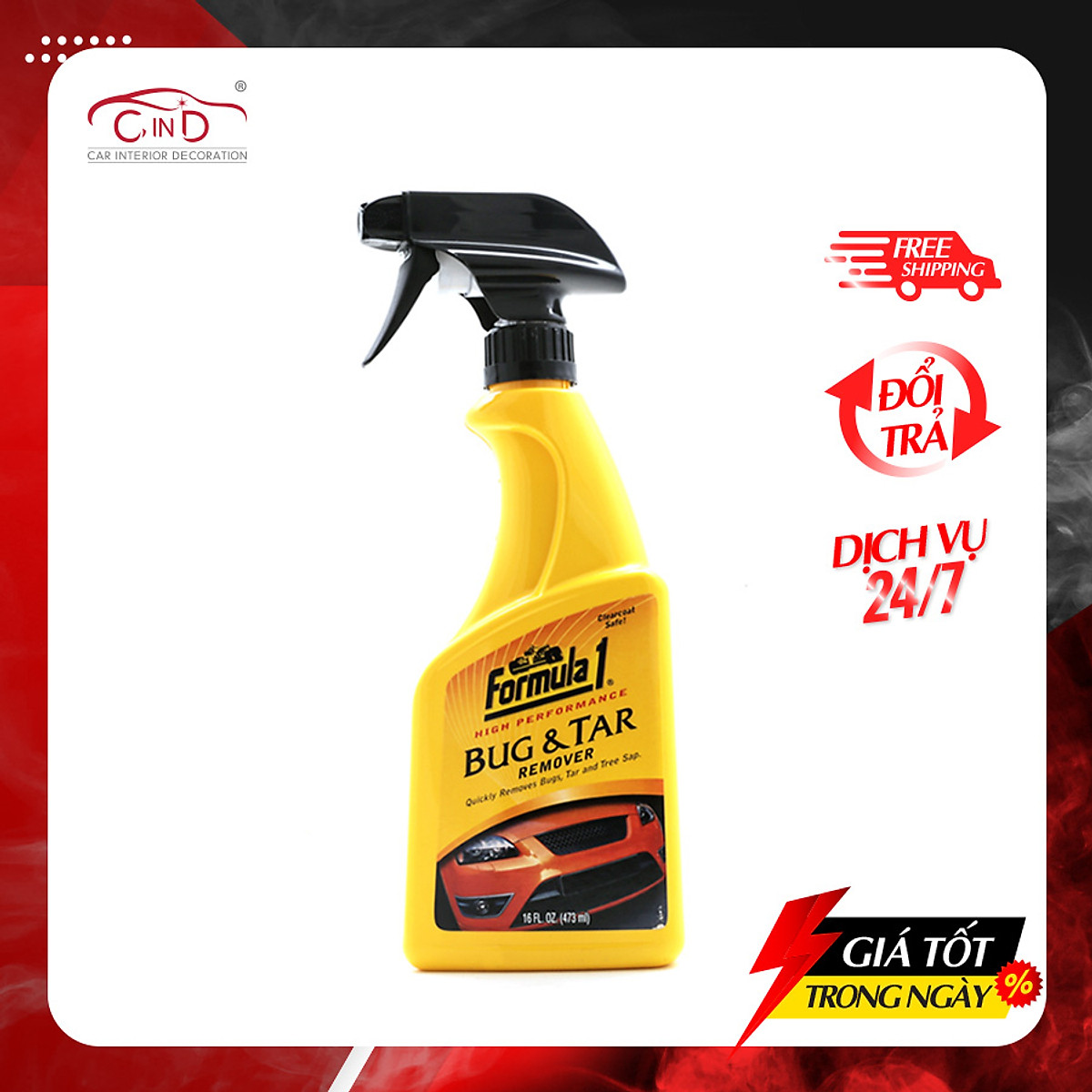 Chất Tẩy Sạch Vết Bẩn Cứng Đầu FORMULA 1 615867 473ml