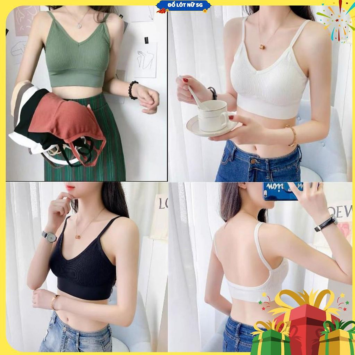 Áo Bra Len Gân Tăm Khoét Lưng Gợi Cảm - Áo Bra thể thao- Áo bra đi biển - Áo lót nữ thể thao 367 Áo Bra Len Gân Tăm Khoét Lưng Gợi Cảm - Áo Bra Thể Thao- Áo Bra Đi Biển - Áo Lót Nữ Thể Thao 367
