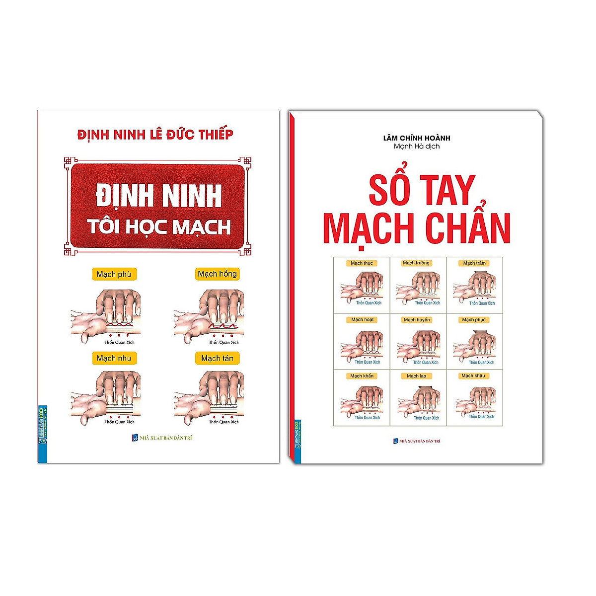 Combo sách Định Ninh Tôi Học Mạch / Sổ tay mạch Chẩn/ Bìa Mềm