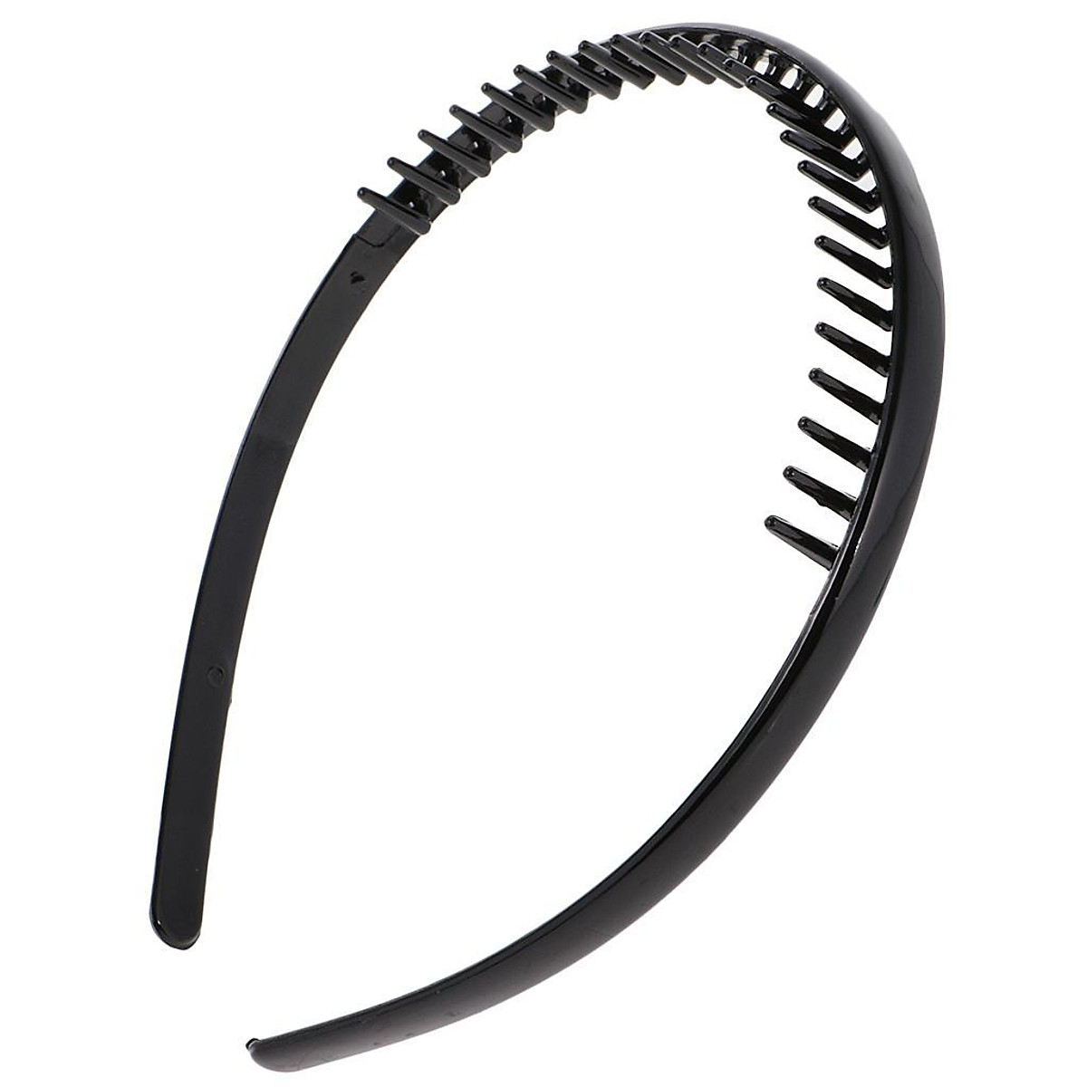 10pcs/lot 8mm Black Hairbands Fashion Hair Band Headband Plastic Headbands