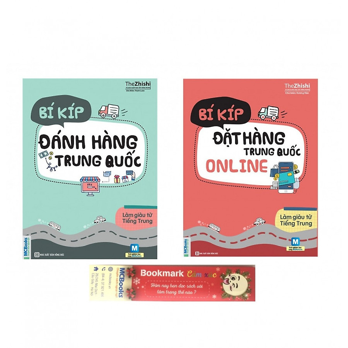 Bộ Sách Làm Giàu Từ Tiếng Trung Tặng Bookmark Cảm Xúc (Tặng Kho Audio Books)