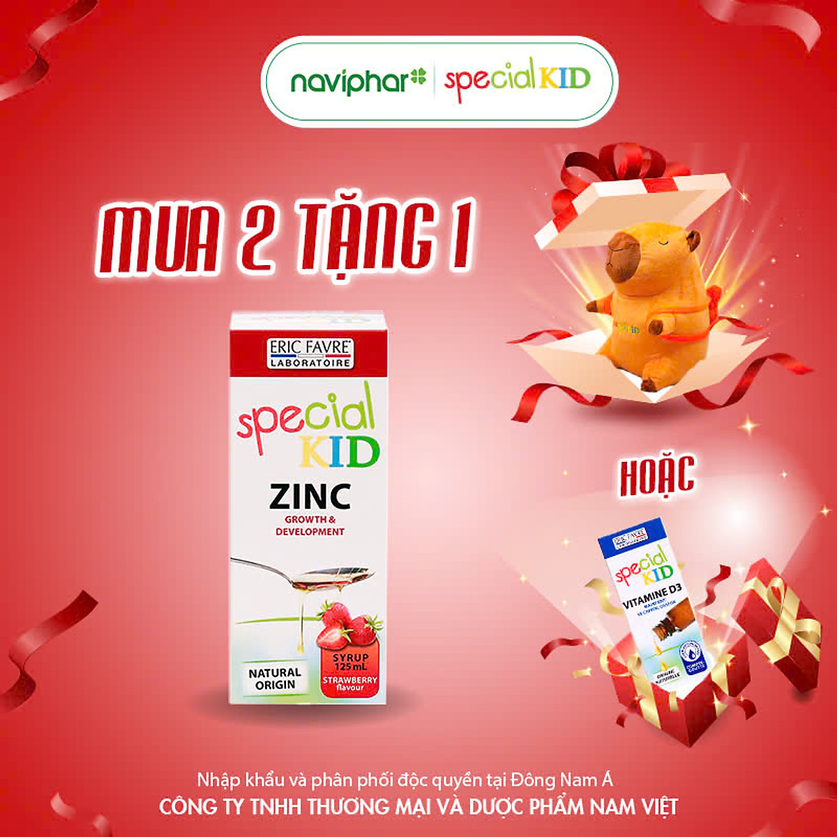 TPBVSK Special Kid Zinc - Bổ sung Kẽm cho cơ thể, hỗ trợ tăng cường sức đề kháng (125ml) [Siro – Nhập khẩu Pháp]