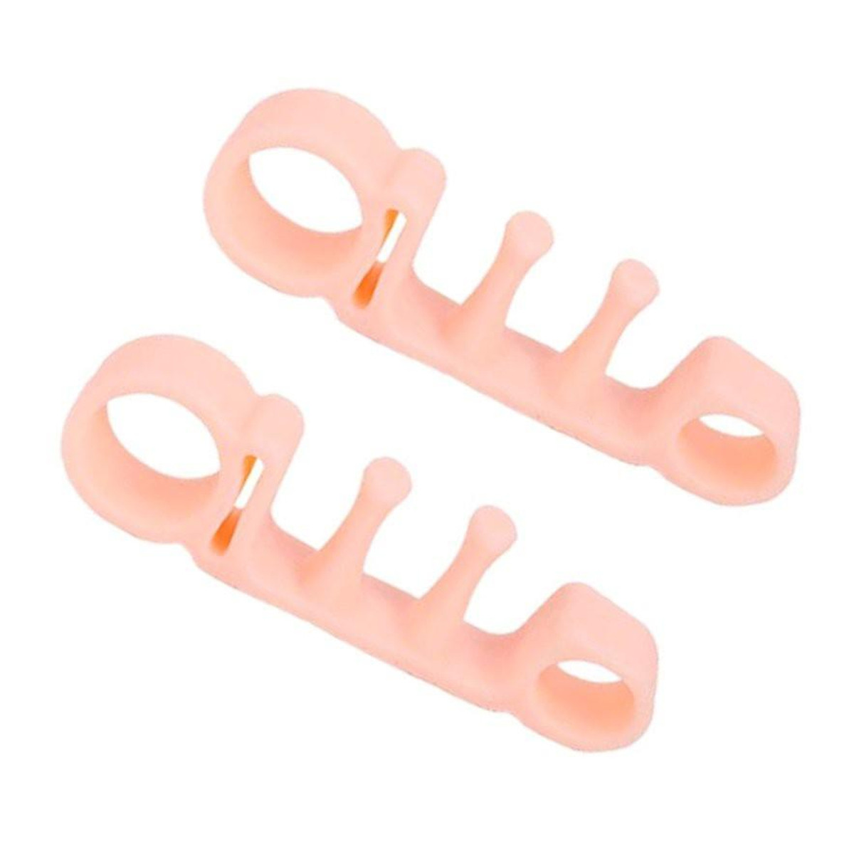 Bộ 5 Dụng Cụ Tách Ngón Chân Bằng Silicon Bảo Vệ Tiện Dụng