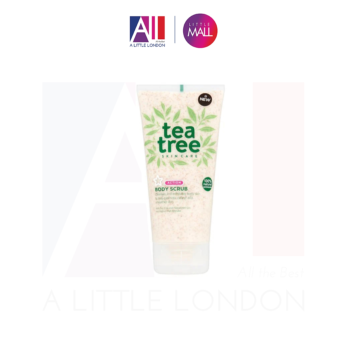 Superdrug Tea Tree Body Scrub 150ml Tiki