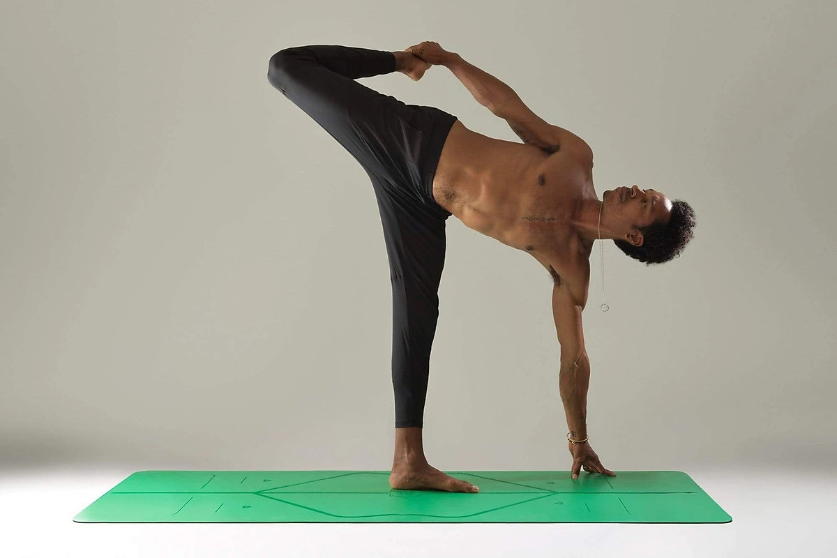 Thảm Tập Yoga Định Tuyến Da PU Cao Cấp Chính Hãng dododios + Túi Đựng Thảm Tập Yoga + Dây Buộc Thảm Yoga Định Tuyến