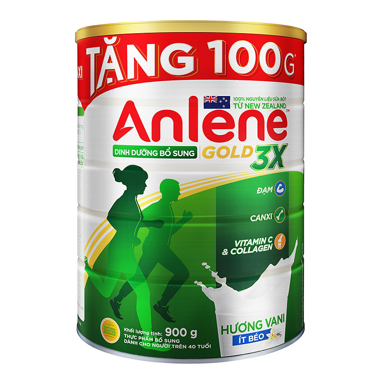 Sữa bột Anlene Gold Movepro Vani 900g (trên 40 tuổi)