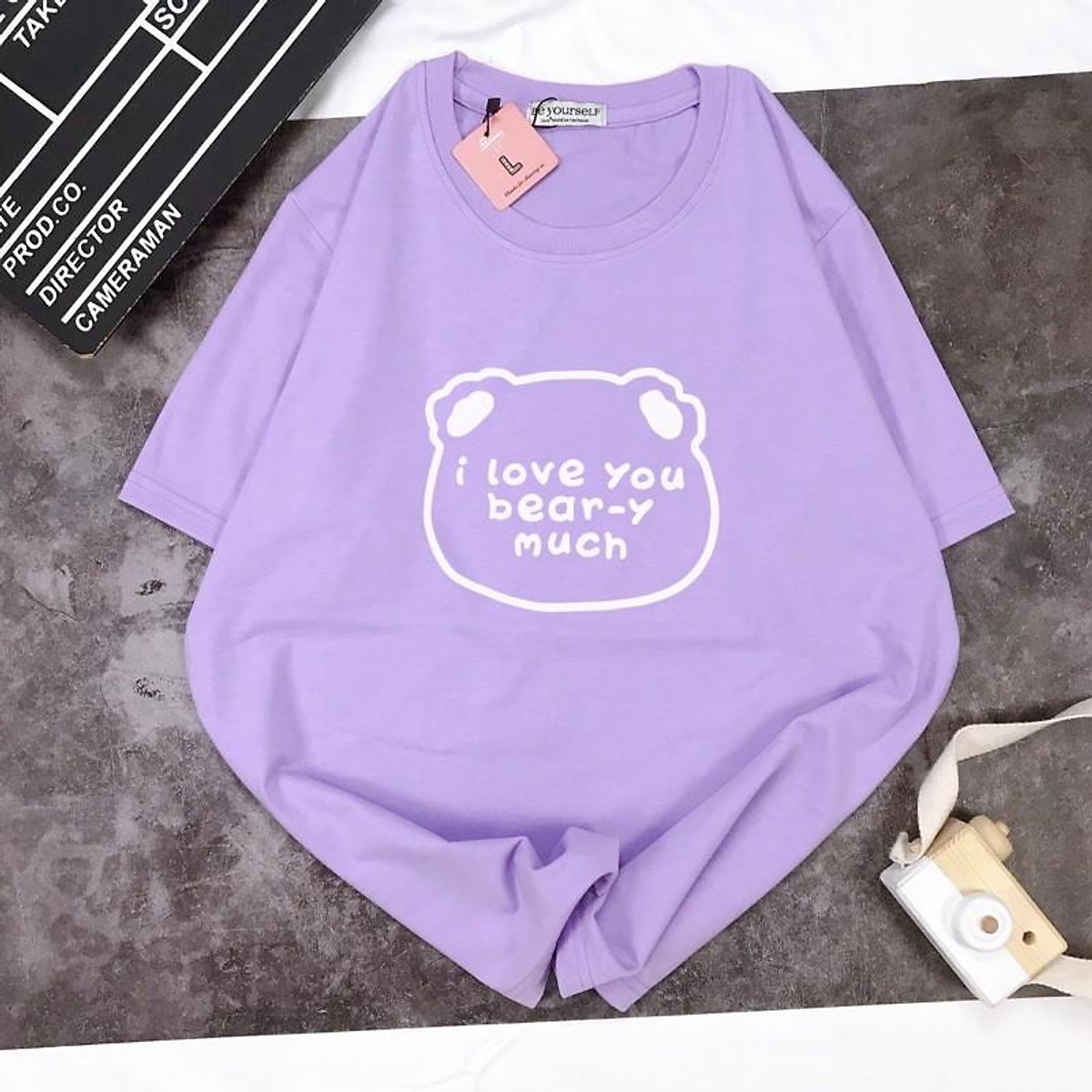 Áo Thun Tay Ngắn UNISEX Gấu Bear - Hình chụp thật (Đủ size M-L-XL)