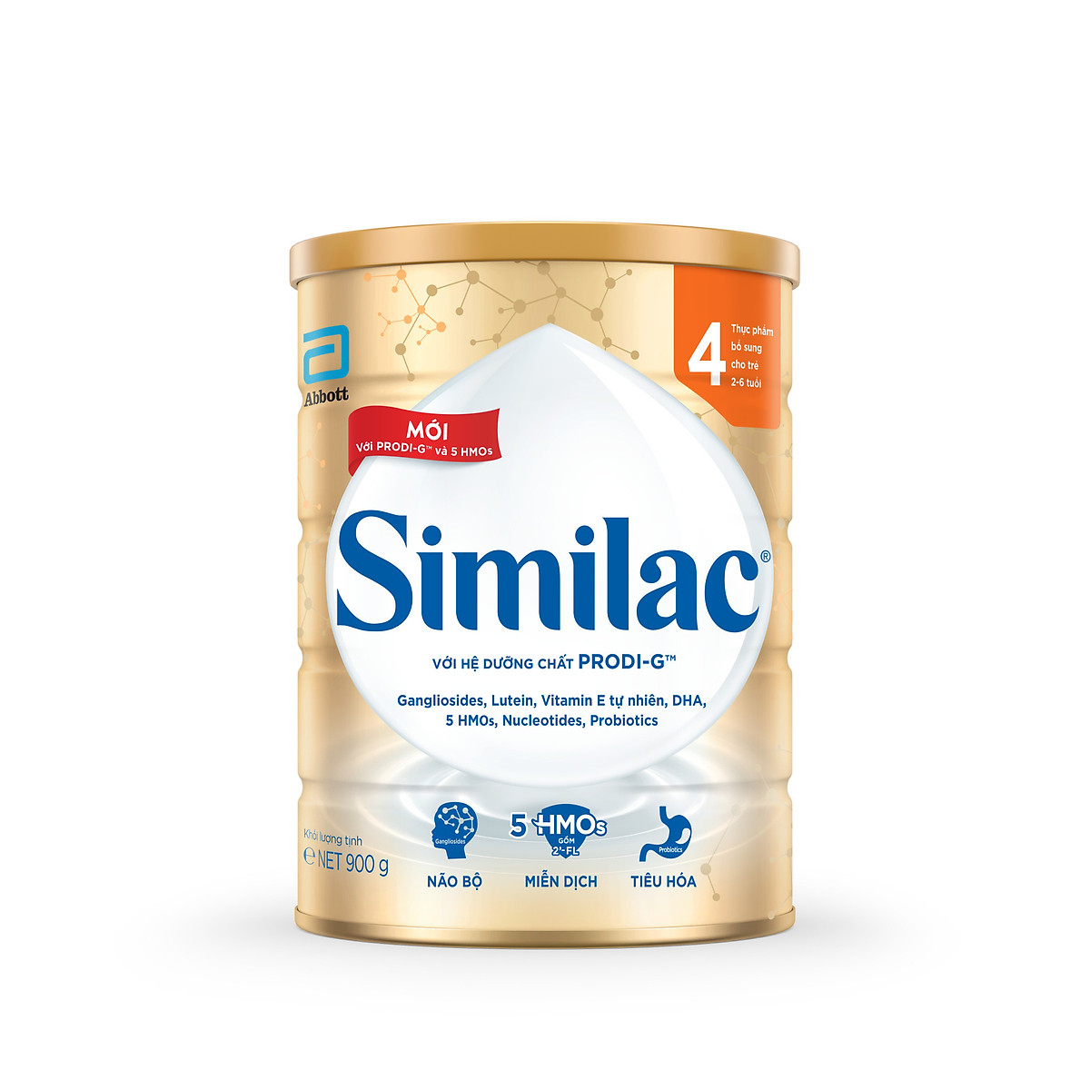 Lon Similac 4 900g (Dành cho trẻ 2-6 tuỗi) - tặng Balo đồ chơi khoa học (quà tặng thay đổi theo từng đợt nhập hàng)