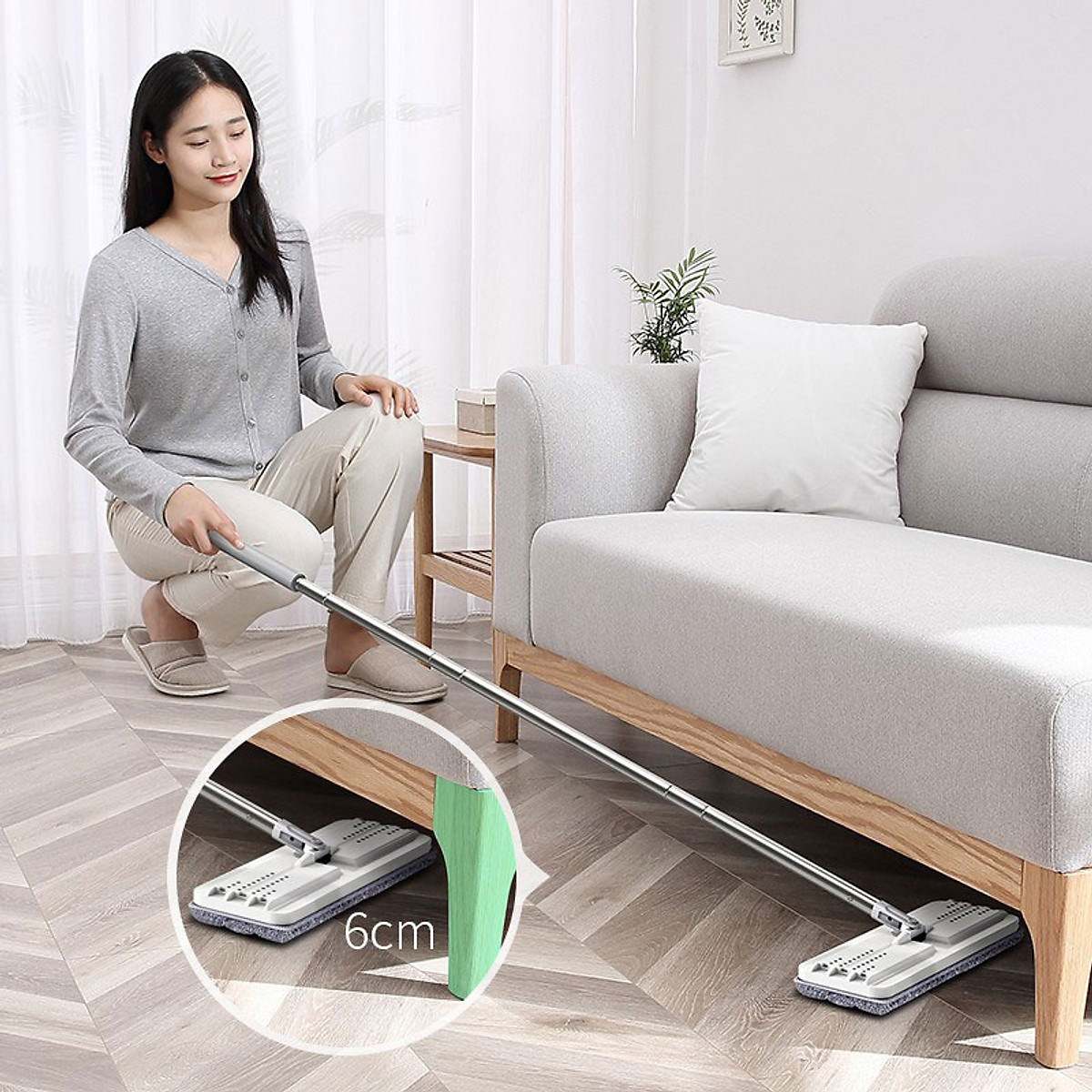 Miếng Lau Nhà Thay Thế Cho Bộ Lau Nhà KITIMOP C6 PLUS-PRO