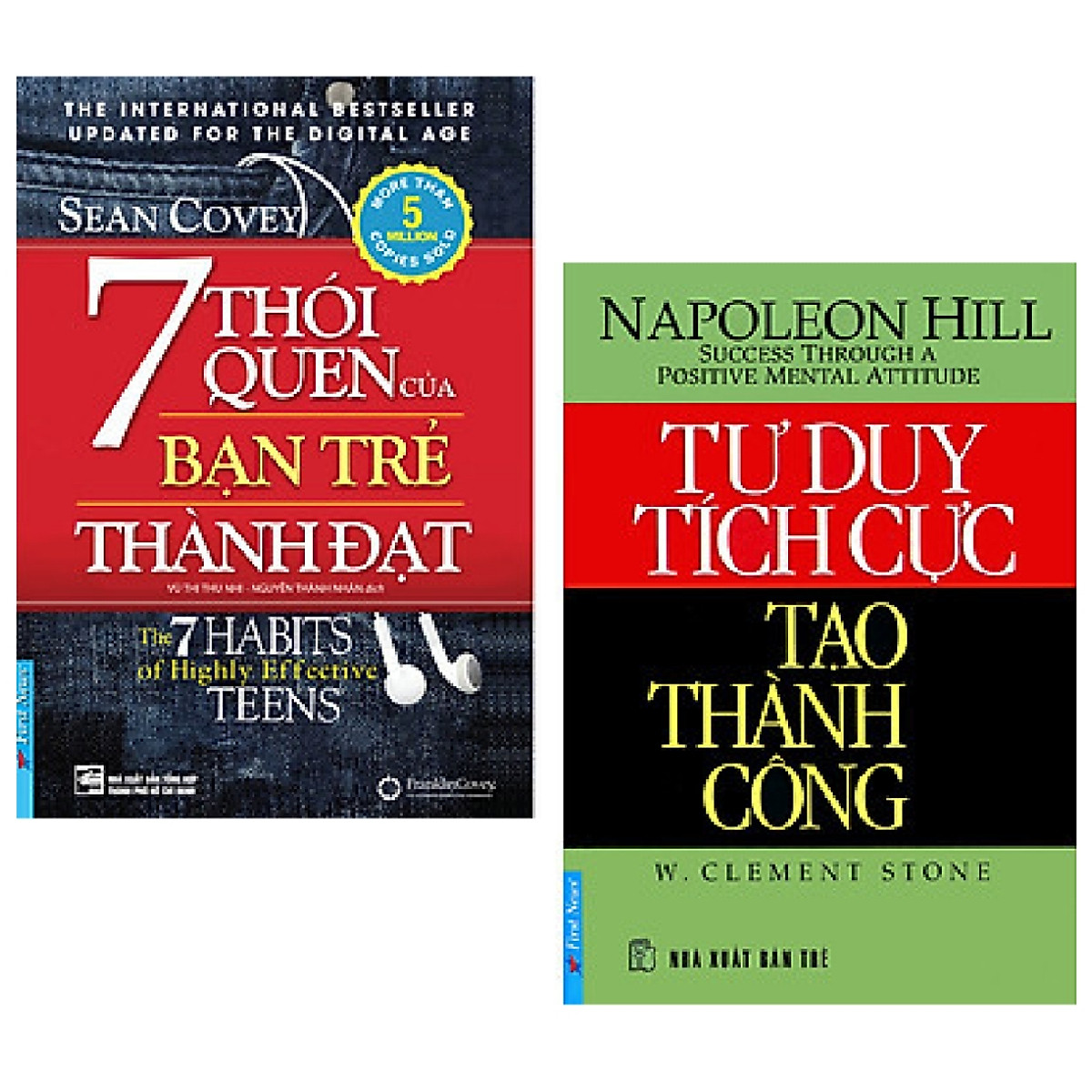 Combo 2 cuốn: 7 Thói Quen Của Bạn Trẻ Thành Đạt + Tư Duy Tích Cực Tạo Thành Công