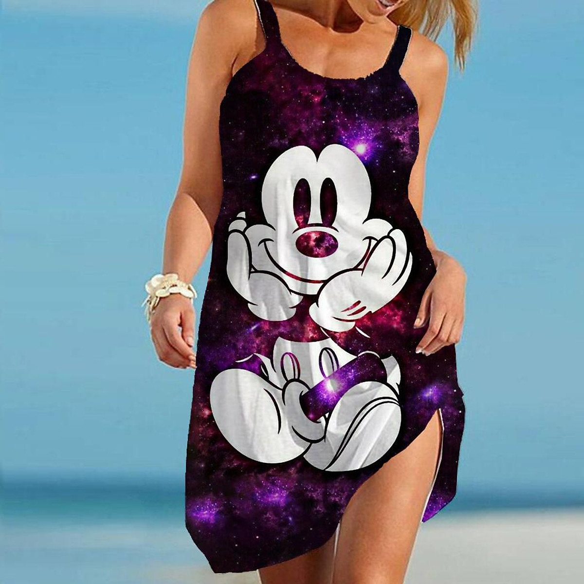 Mua Đầm Đi Biển Nữ Disney-Mickey/Minnie Mouse Hoạt Hình Đầm Đời ...