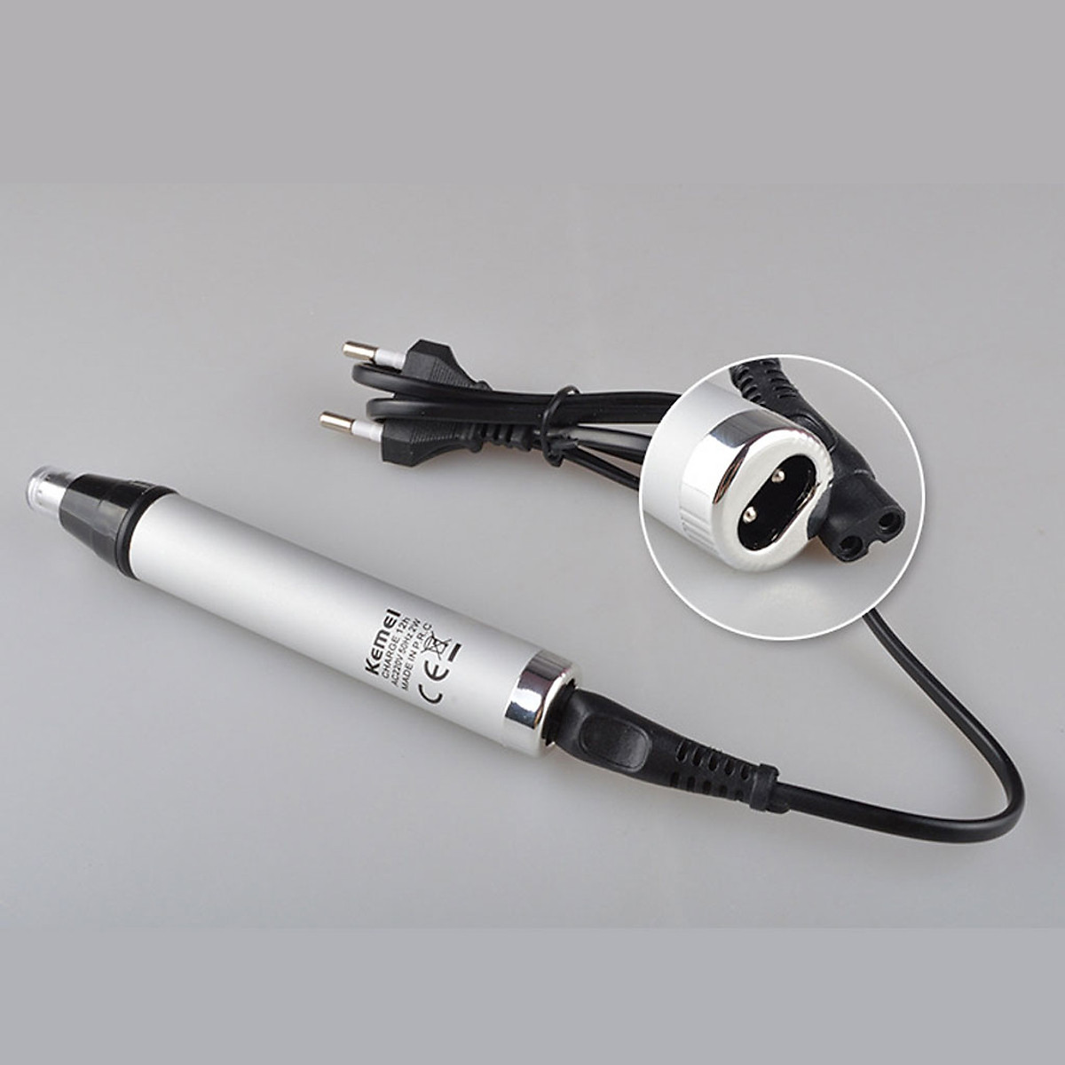 Máy Cạo Râu KM-6650 Đa Năng 4 Trong 1 Tích Hợp Pin 1400 mAh Công Suất 3W Kiêm Tông Đơ Cắt Tóc & Máy Tỉa Lông Mũi -HÀNG CHÍNH HÃNG