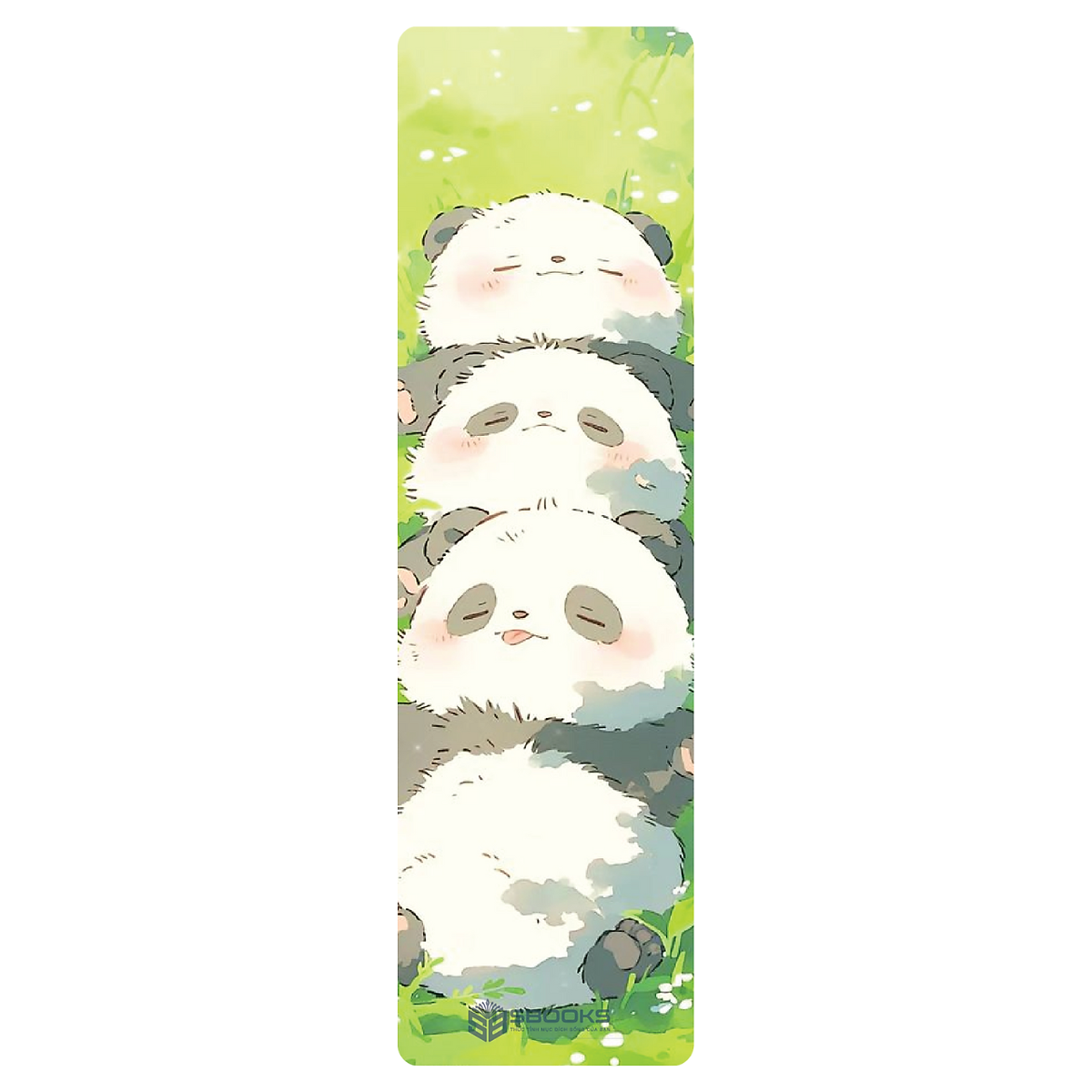 5 Cái Bookmark Kẹp Sách, Dấu Trang Hoạ Tiết Gấu Trúc - SBOOKS