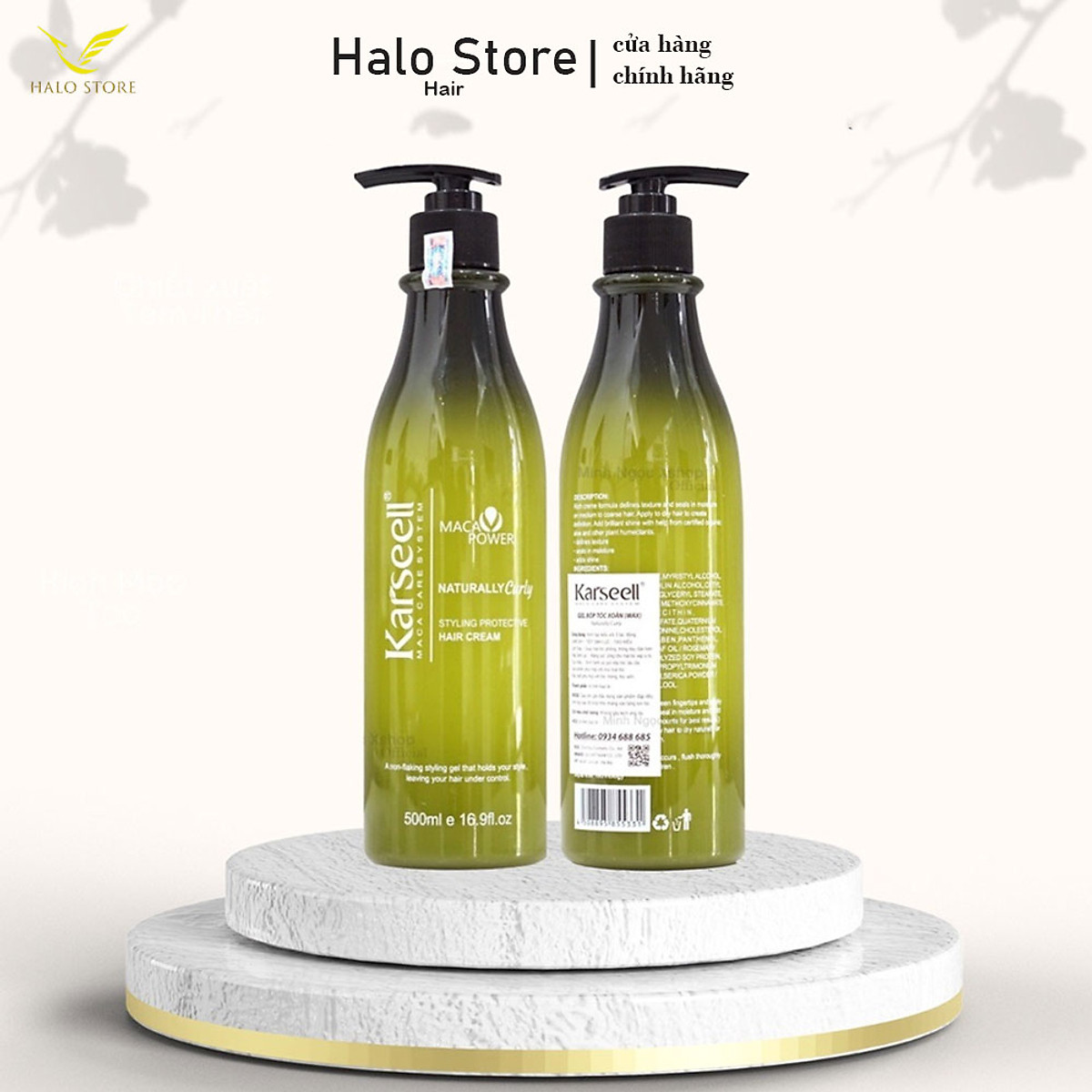 GEL TẠO KIỂU TÓC XOĂN KARSEELL MACA STYLING 500ML