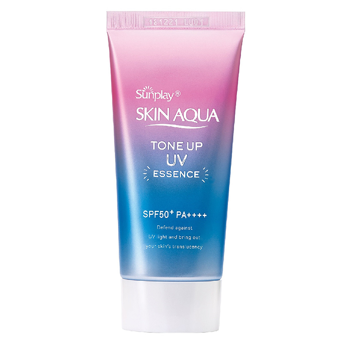 Tinh chất chống nắng nâng tông dành cho da khô/thường Sunplay Skin Aqua Tone Up UV Essence Lavender SPF50+ PA++++ (50g)