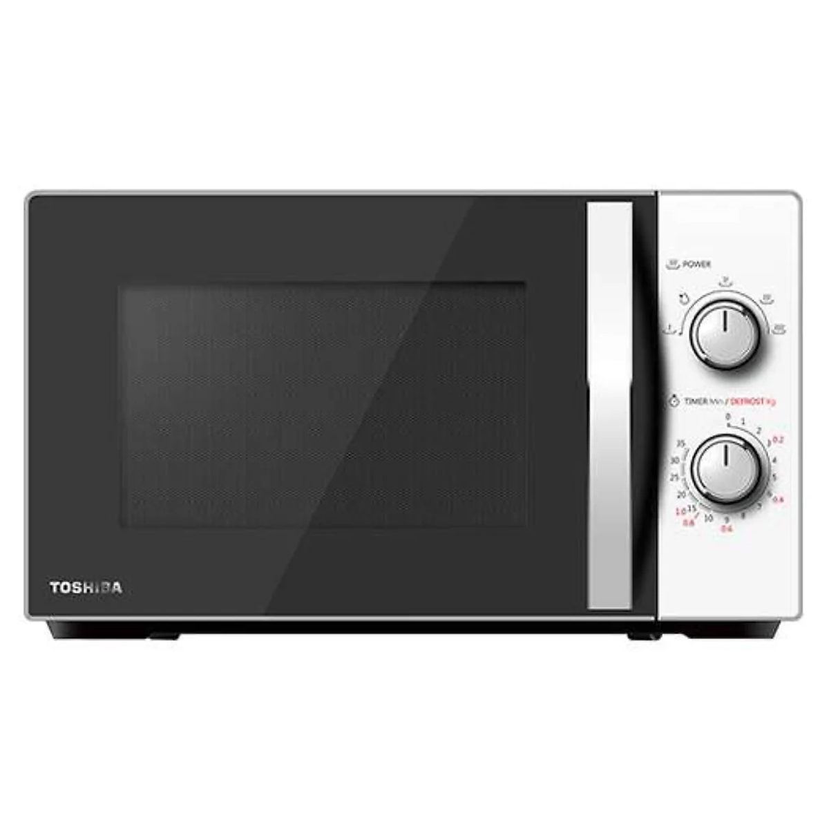Lò vi sóng Toshiba MWP-MM20P(WH) - Dung tích 20 lít, 5 mức công suất, Kết hợp chống thấm 3 lớp, Kháng khuẩn bên trong lò - Hàng chính hãng