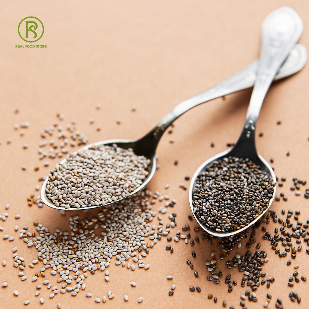 100G Hạt Chia Trắng Organic Real Food (White Chia Seed Organic)