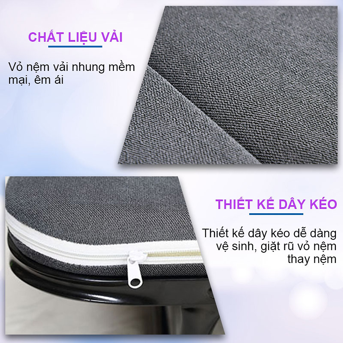 Giường gấp đa năng gấp gọn NIKITA, khung thép sơn tĩnh điện, xếp gọn thành ghế sofa, có bánh xe