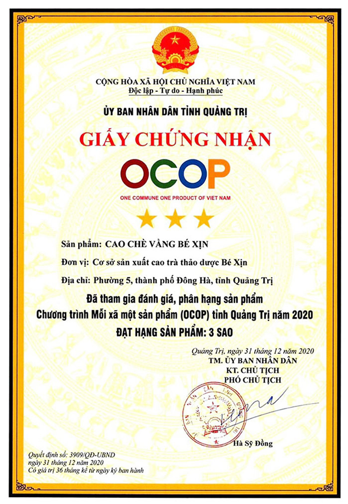 CAO CHÈ VẰNG SẺ THƯƠNG HIỆU BÉ XỊN CAM KẾT LỢI SỮA GIẢM MỠ BỤNG HIỆU QUẢ HỘP 500G