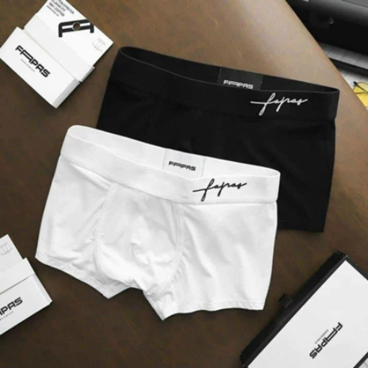 Quần boxer nam, combo quần lót nam cao cấp chất thun lạnh kháng khuẩn co giãn 4 chiều phong cách nam tính - Faapas