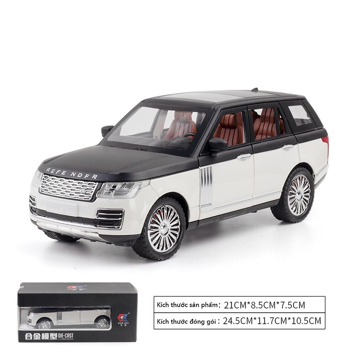 Mô hình xe ôtô Land Rover tỷ lệ 124 có đèn hậu xe  Tin Tin Decor