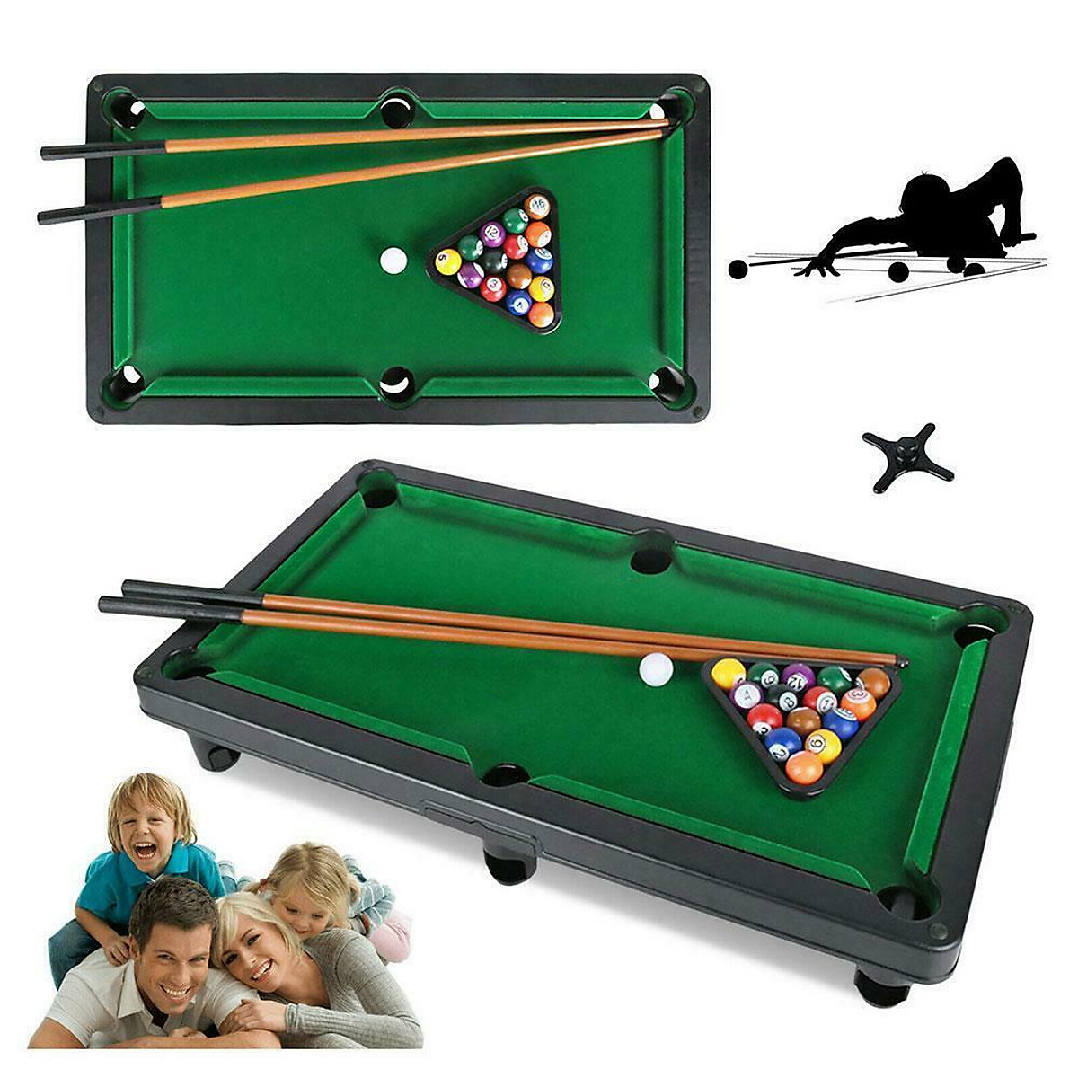 Bộ đồ chơi mô hình bàn Bida cho trẻ em Pool Table HT044 - Mô hình