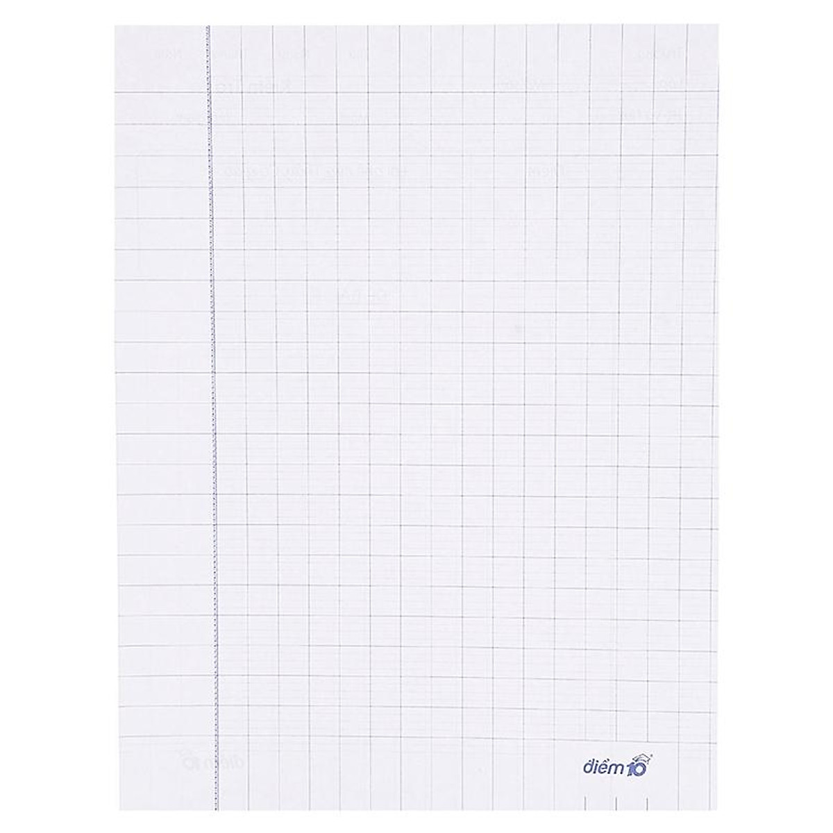 Giấy Kiểm Tra Thiên Long 4 Ô Ly Ngang - TP-GKT09