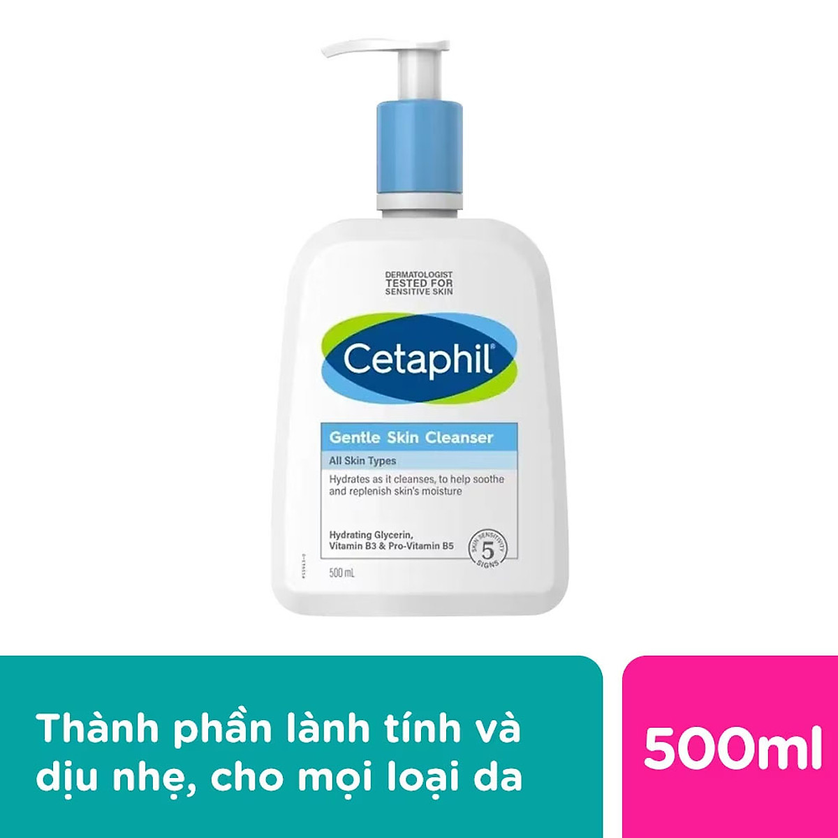 Sữa Rửa Mặt Cetaphil Gentle Skin Cleanser 500ml