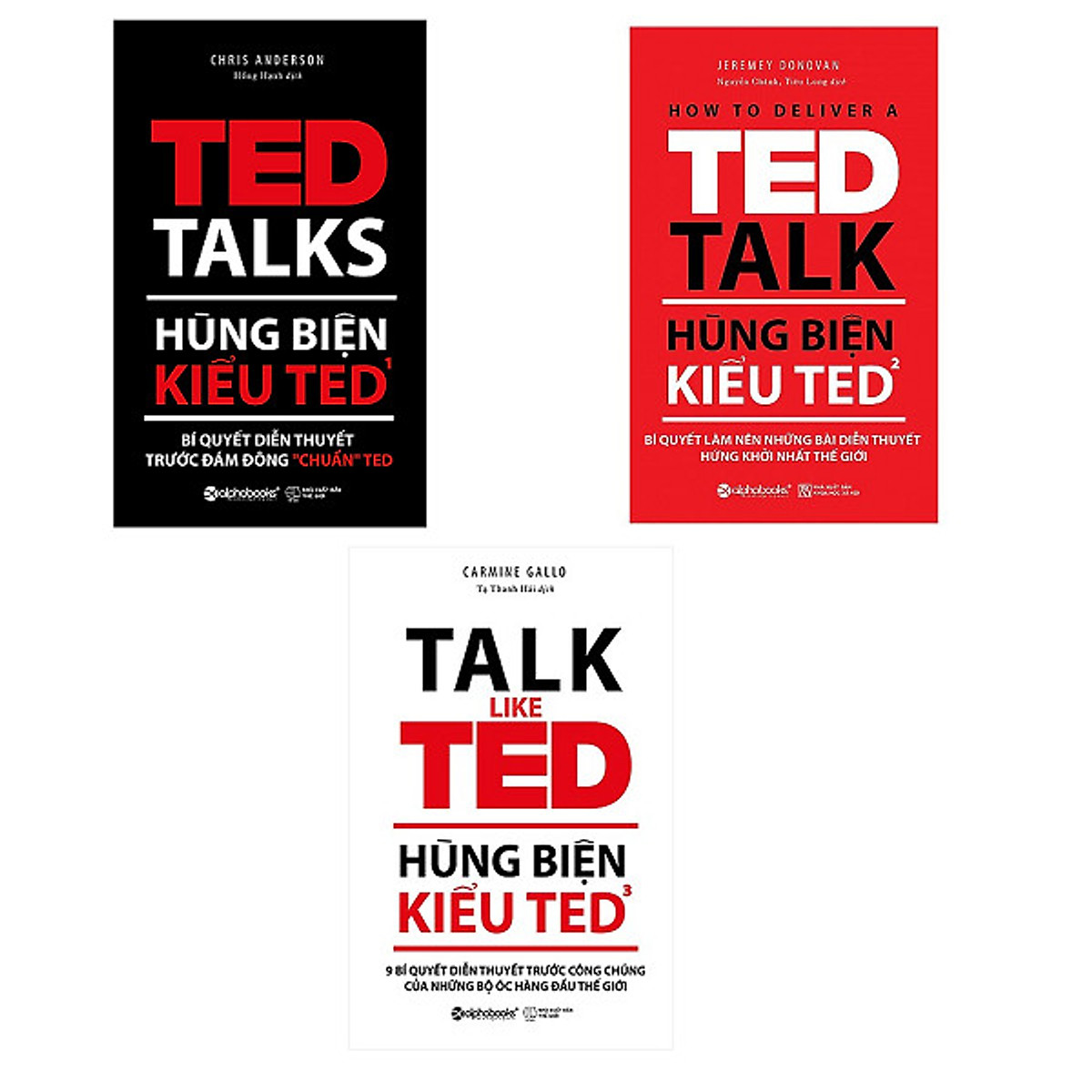 Combo Hùng Biện Kiểu Ted (Trọn Bộ 3 Cuốn)