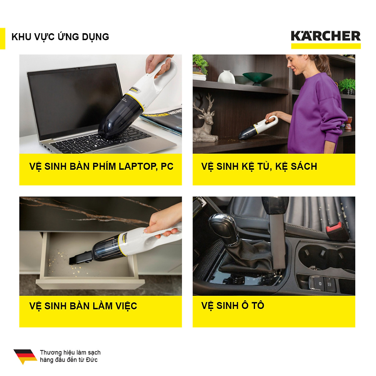 Máy hút bụi cầm tay Karcher VCH 2