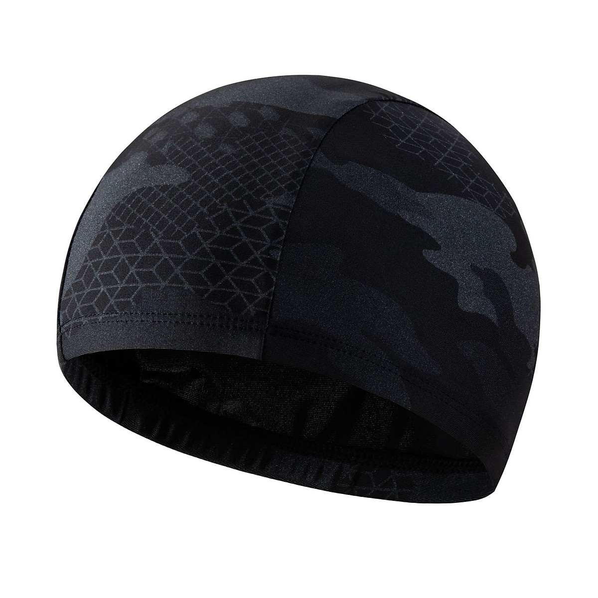 Quần bơi lửng boxer dài cho nam Cleacco màu đen Camo , chất vải Poly co giãn 4 chiều , thoáng khí , thoát nước nhanh BORO SPORT - Tặng nón bơi vải