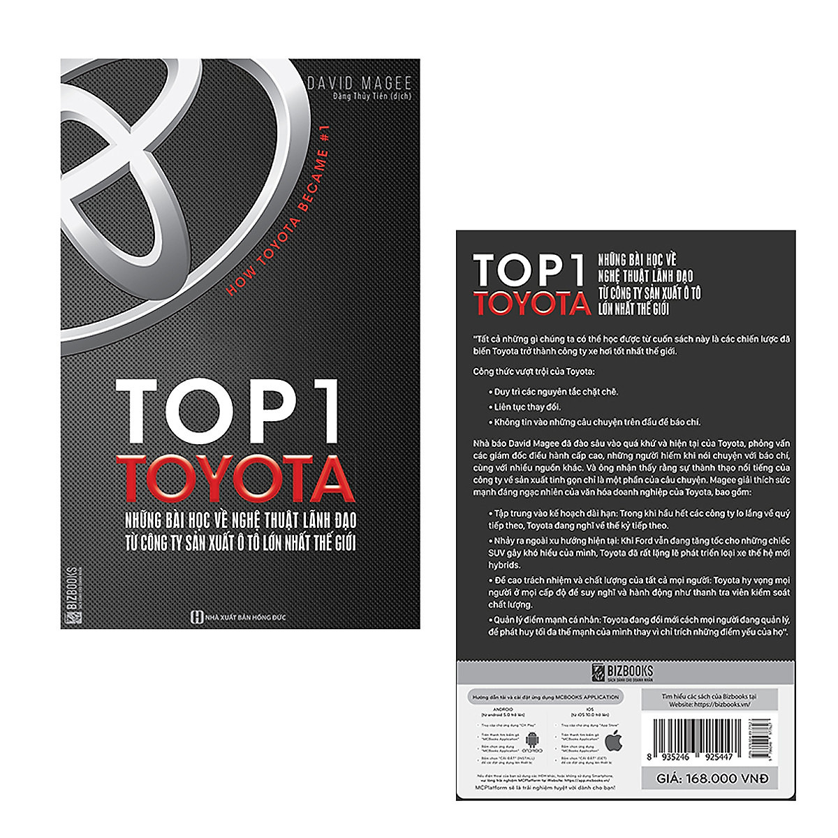 BIZBOOKS - Sách Top 1 Toyota - Những Bài Học Về Nghệ Thuật Lãnh Đạo Từ Công Ty Sản Xuất Ô Tô Lớn Nhất Thế Giới - MinhAnBooks