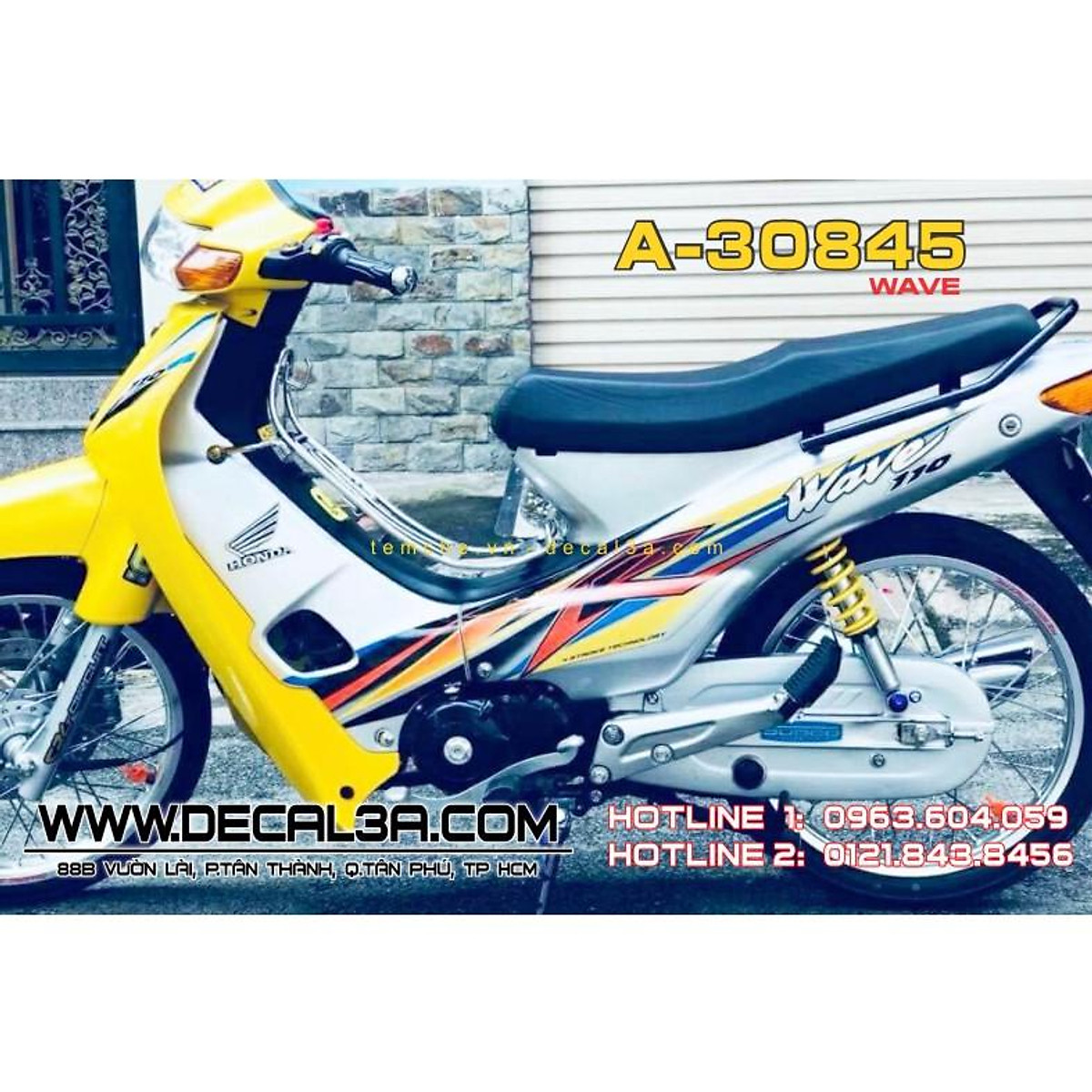 Tem wave alpha R xanh đen 20062021 crom  Decal trang trí