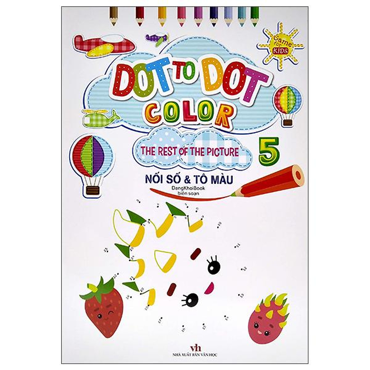 Dot To Dot Color - The Rest Of The Picture - Nối Số Và Tô Màu 5 - Tô Màu -  Luyện Chữ