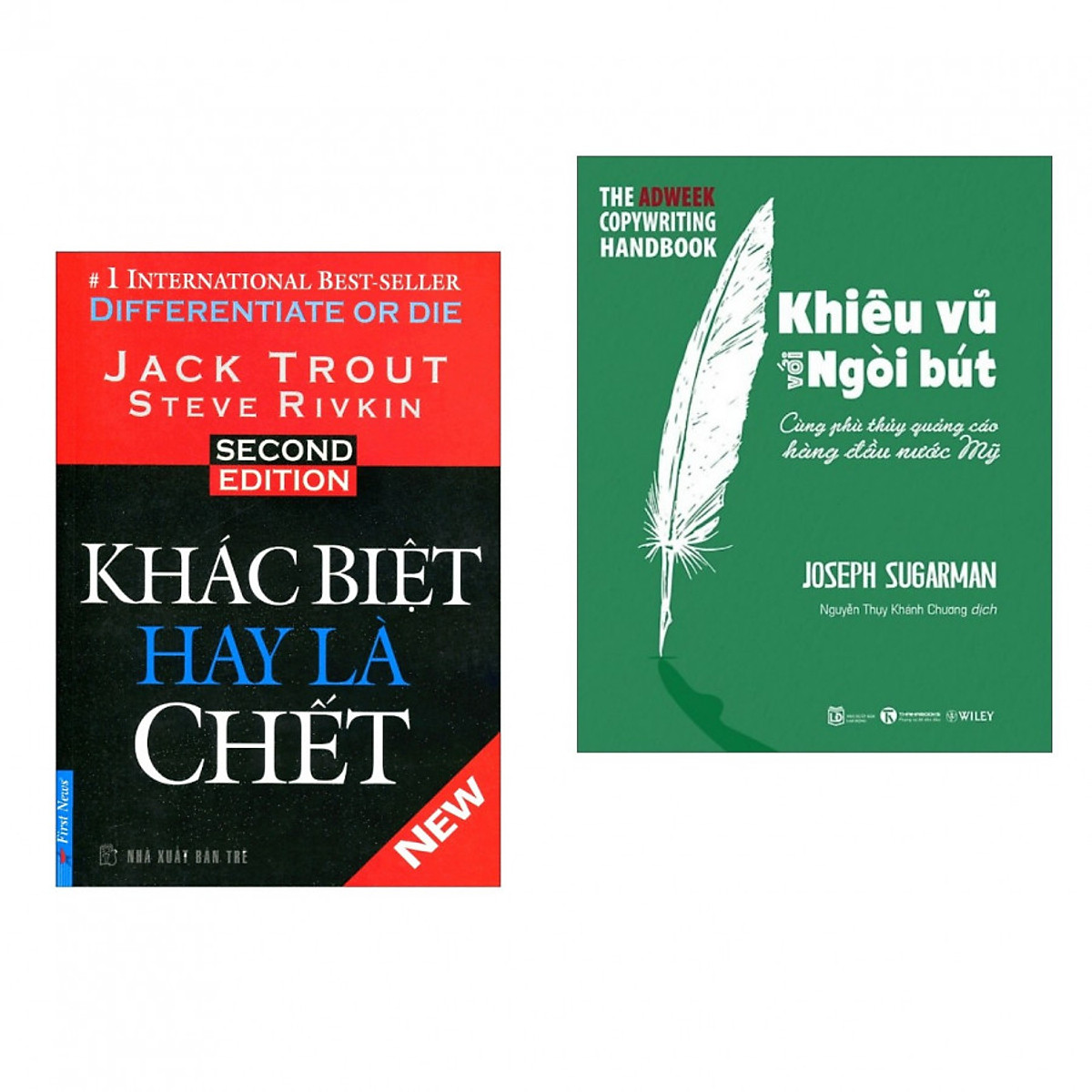 Combo Marketing - Bán Hàng: Khác Biệt Hay Là Chết + Khiêu Vũ Với Ngòi Bút (Bộ 2 cuốn - Tặng kèm bookmark Happy Life)