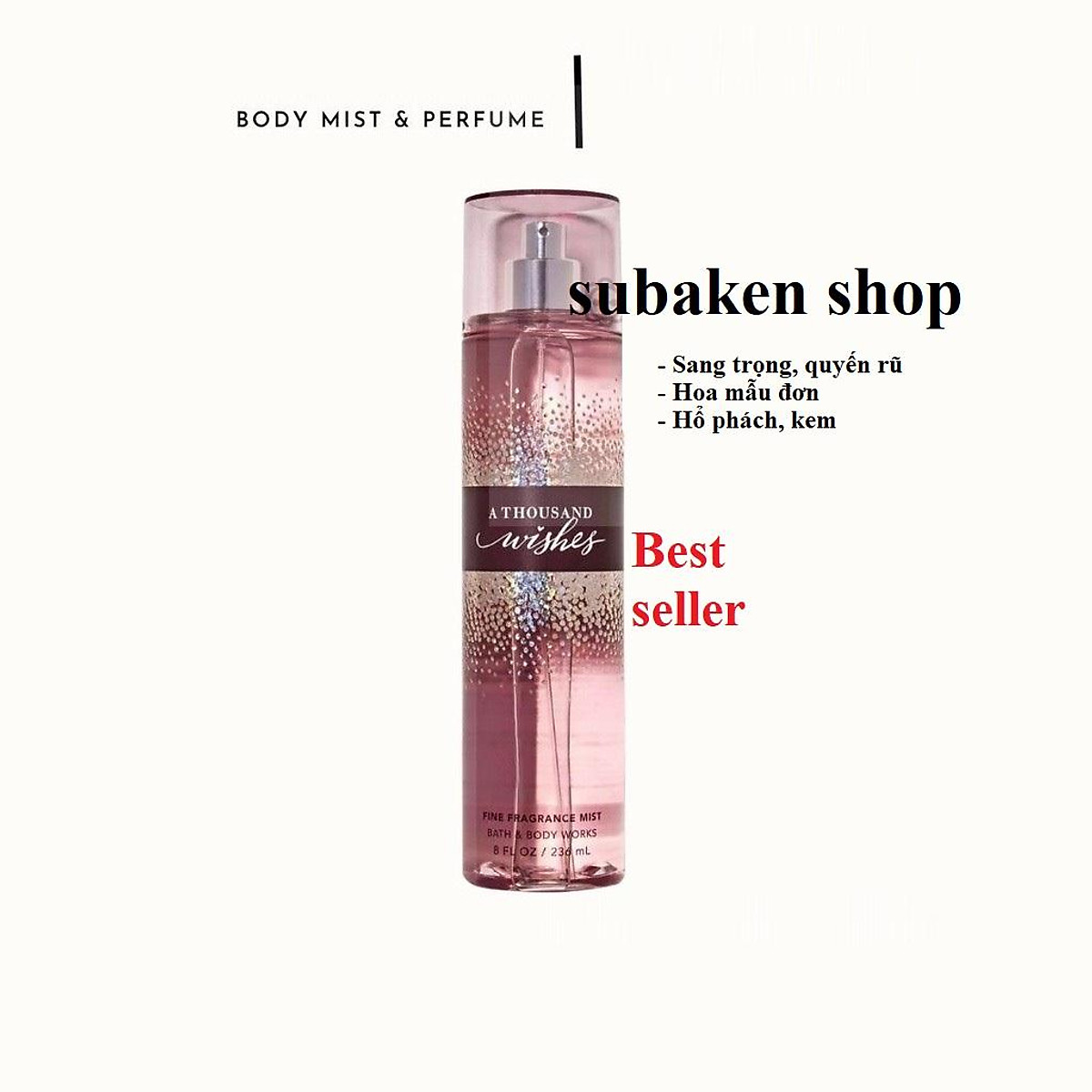 Mua Xịt Thơm Toàn Thân Body Mist A Thousand Wishes 236ml Tiki